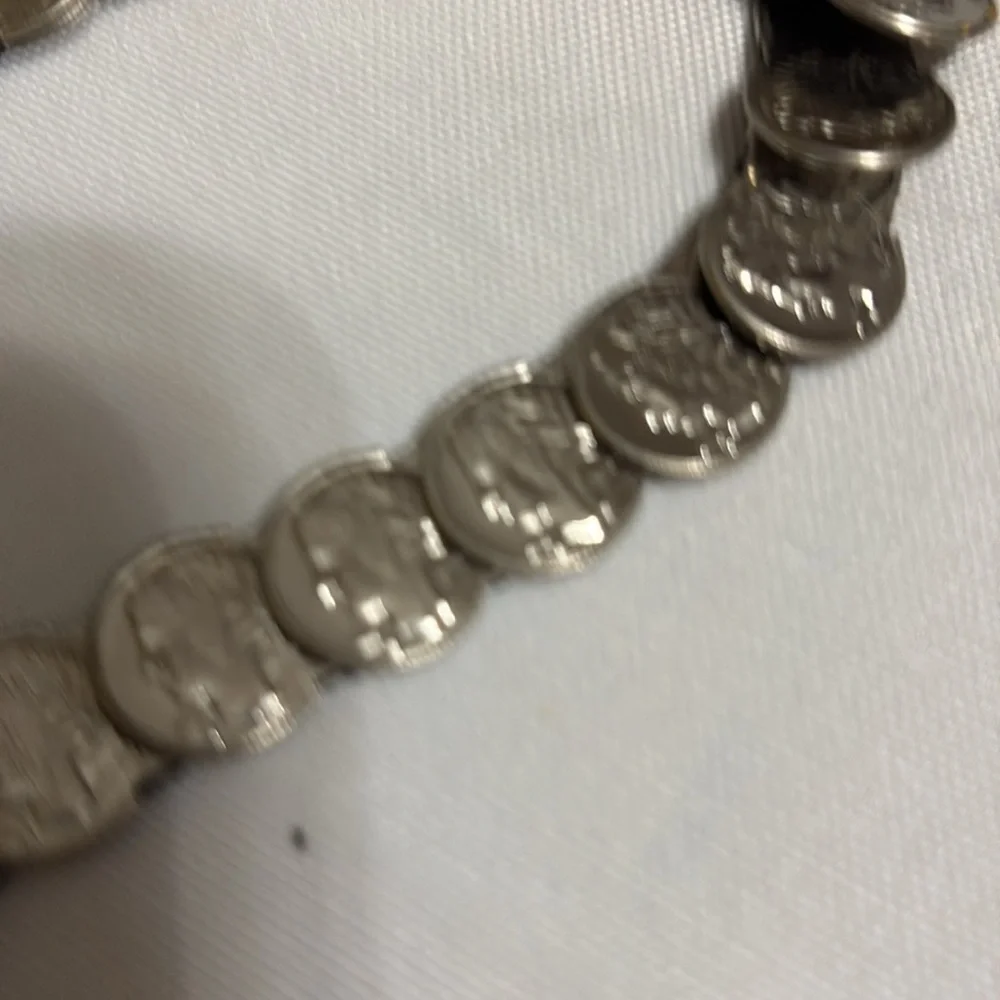 Gold and Silver Coin Belly Dancing Belts - Picture 5 of 6